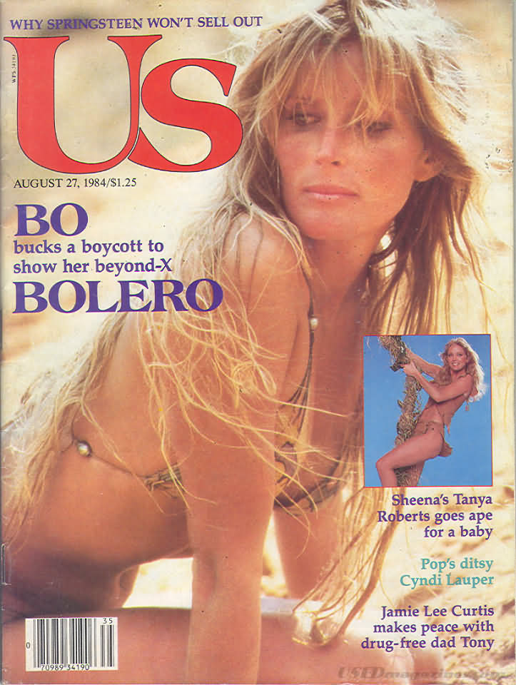 US WEEKLY magazine side cover Issue 192 27 August 1984