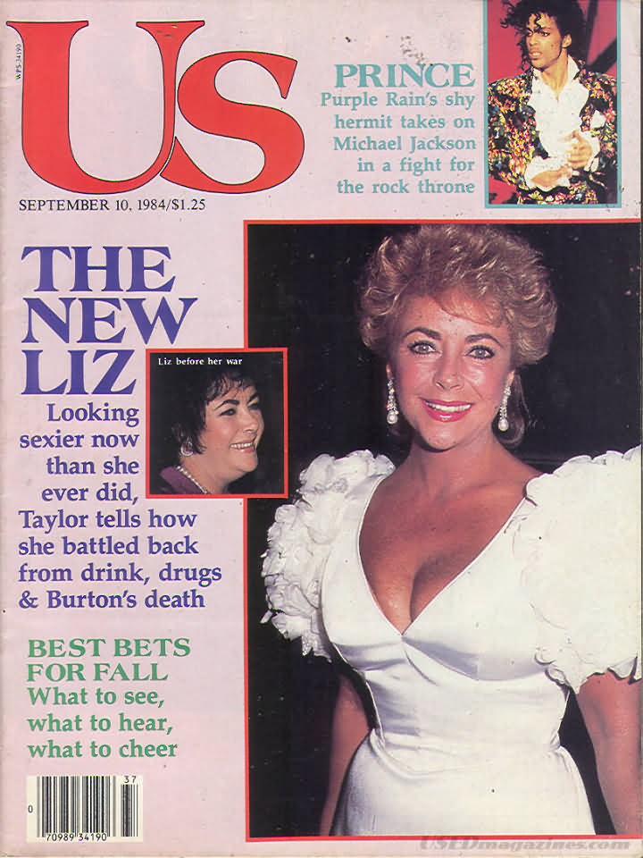 US WEEKLY magazine side cover Issue 193 10 September 1984