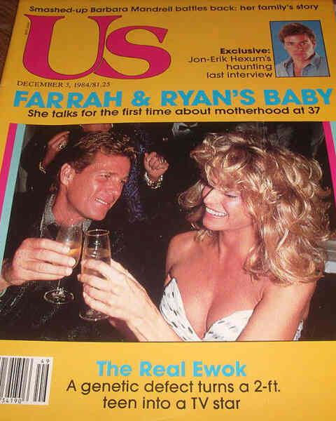US WEEKLY magazine side cover Issue 199 3 December 1984