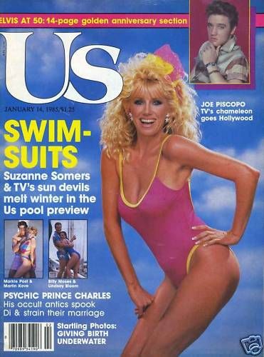 US WEEKLY magazine side cover Issue 202 14 January 1985
