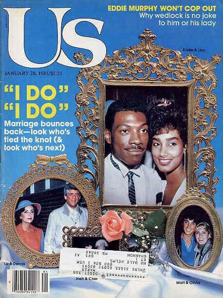 US WEEKLY magazine side cover Issue 203 28 January 1985