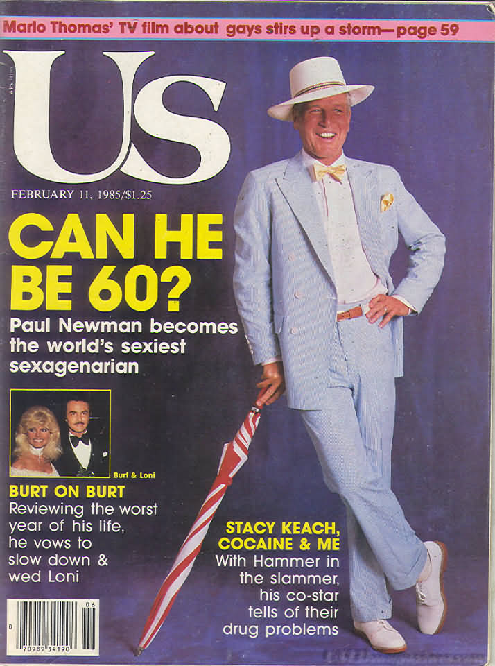 US WEEKLY magazine side cover Issue 204 11 February 1985