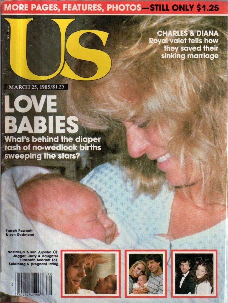 US WEEKLY magazine side cover Issue 207 25 March 1985