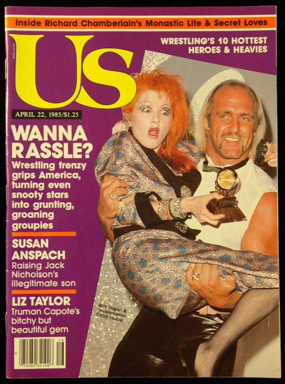 US WEEKLY magazine side cover Issue 209 22 April 1985