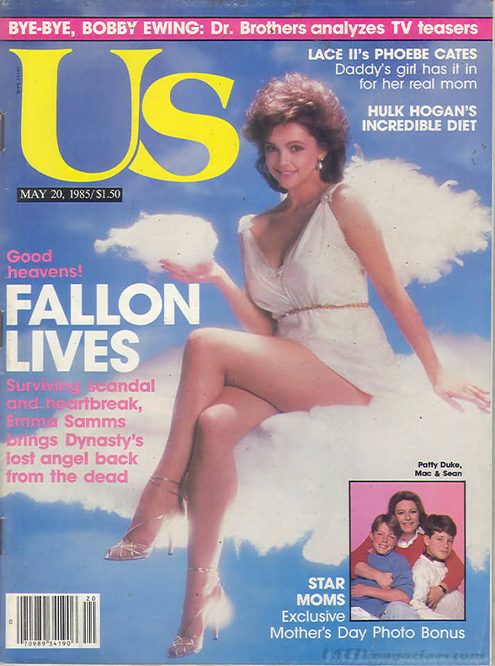 US WEEKLY magazine side cover Issue 211 20 May 1985