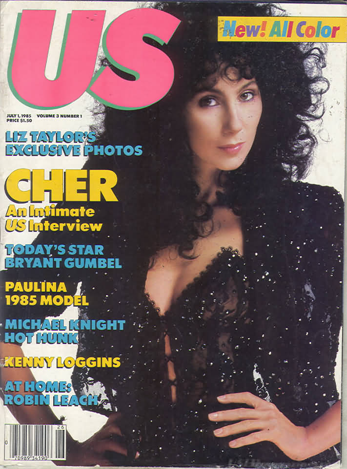 US WEEKLY magazine side cover Issue 1 Vol 3 # 1 - 1 July 1985