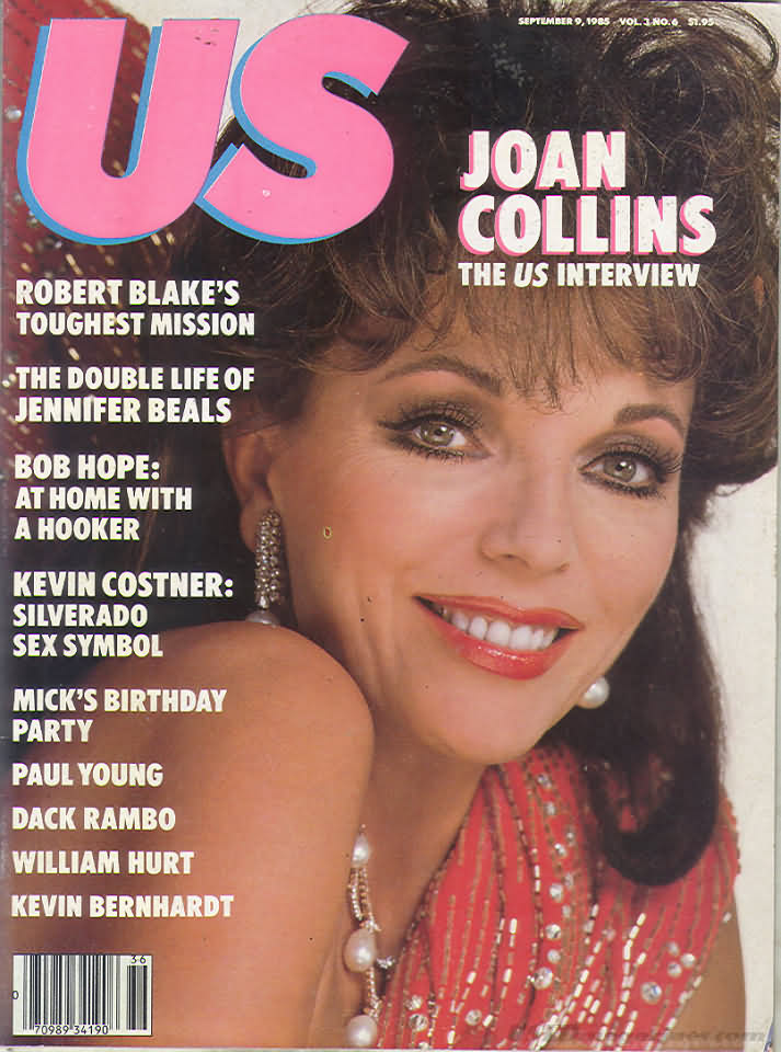 US WEEKLY magazine side cover Issue 6 Vol 3 # 6 - 9 September 1985