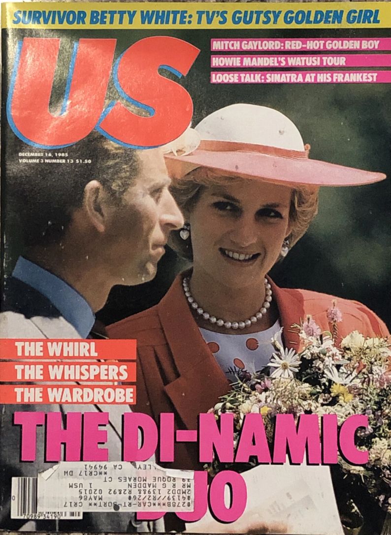 US WEEKLY magazine side cover Issue 13 Vol 3 # 13 - 16 December 1985