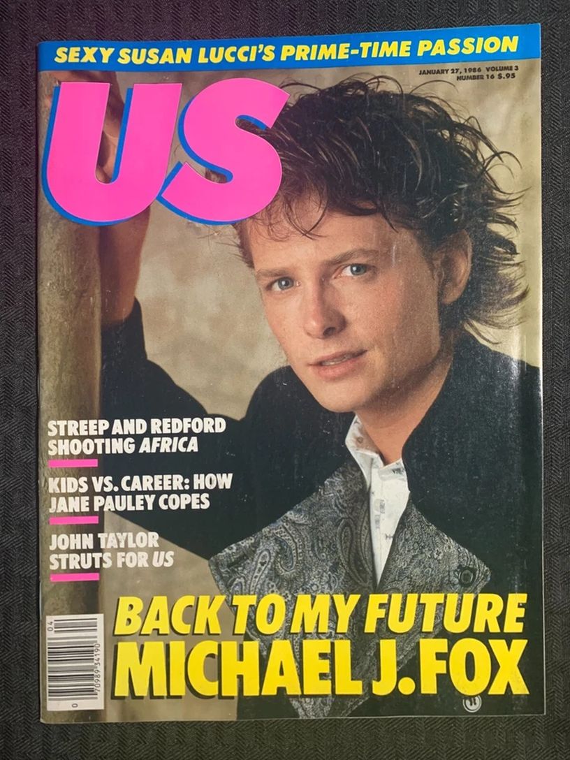US WEEKLY magazine side cover Issue 16  Vol 3 # 16 27 January 1986