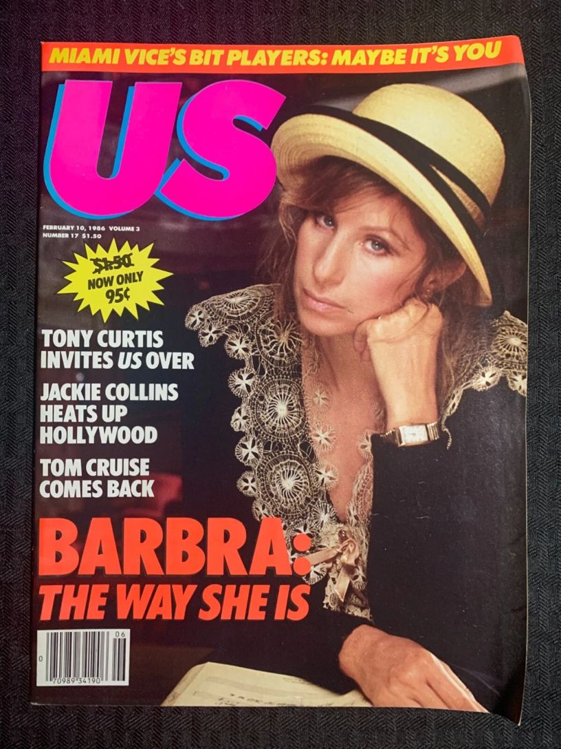 US WEEKLY magazine side cover Issue 17  Vol 3 # 17 10 February 1986
