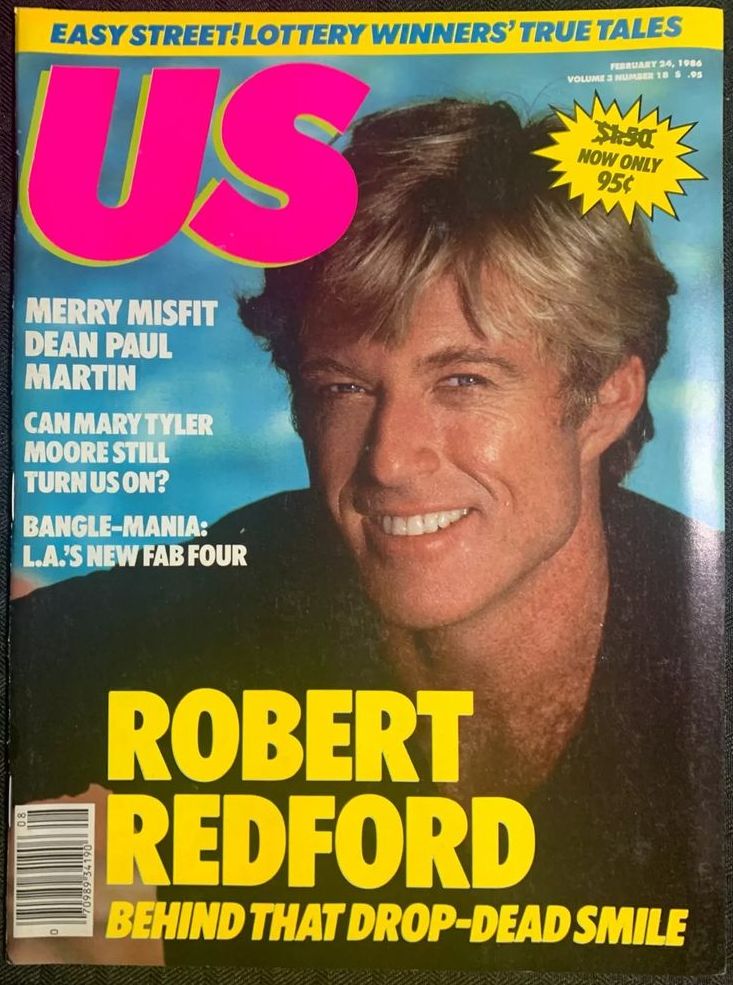 US WEEKLY magazine side cover Issue 18  Vol 3 # 18 24 February 1986