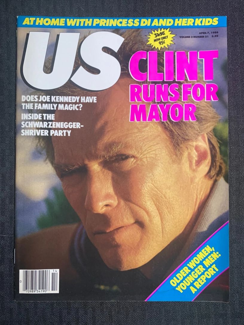 US WEEKLY magazine side cover Issue 21  Vol 3 # 21 7 April 1986