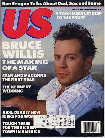US WEEKLY magazine side cover Issue 31  Vol 3 # 31 25 August 1986