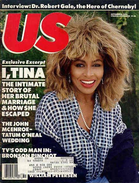 US WEEKLY magazine side cover Issue 32  Vol 3 # 32 8 September 1986