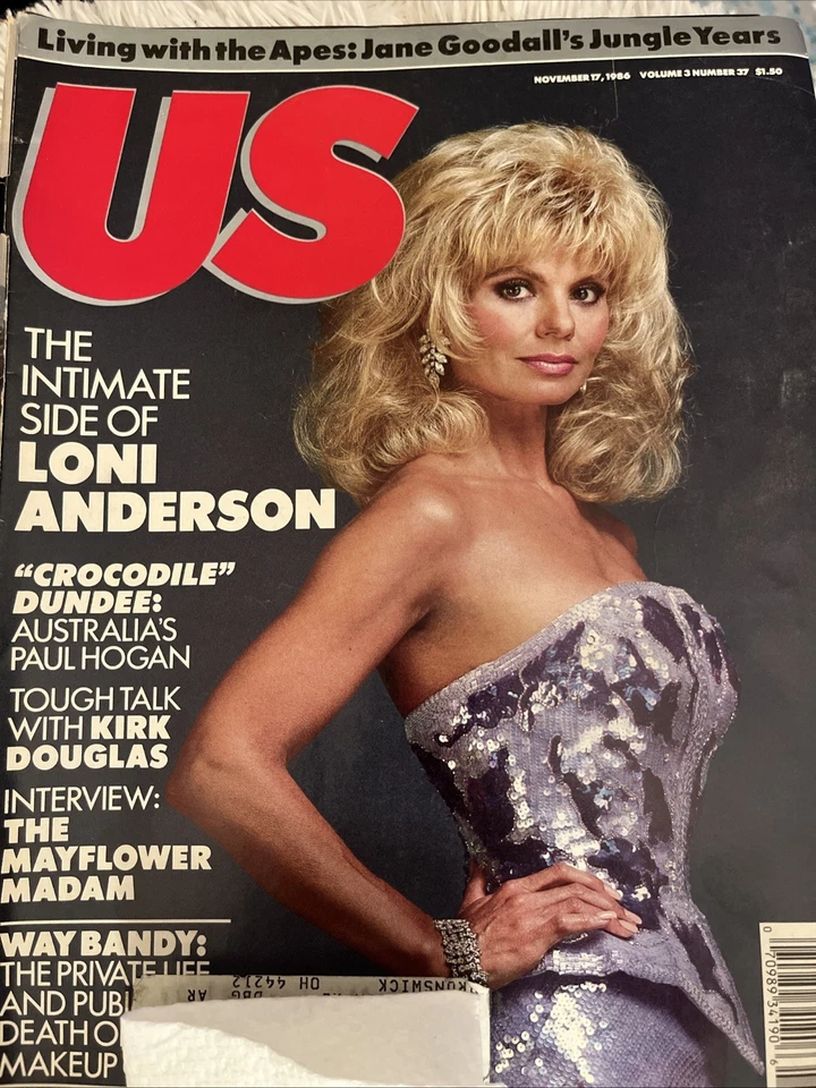 US WEEKLY magazine side cover Issue 37  Vol 3 # 37 17 November 1986