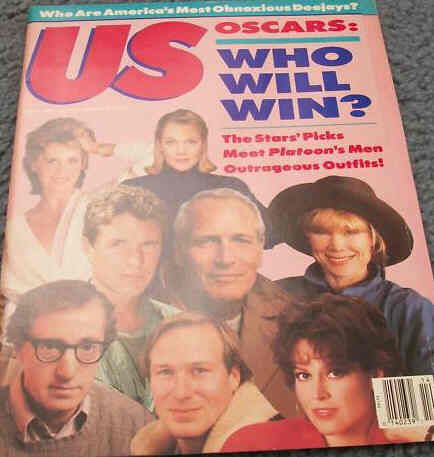 US WEEKLY magazine side cover Issue 47 Vol 3 # 47 - 6 April 1987