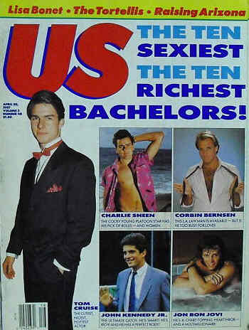 US WEEKLY magazine side cover Issue 48 Vol 3 # 48 - 20 April 1987