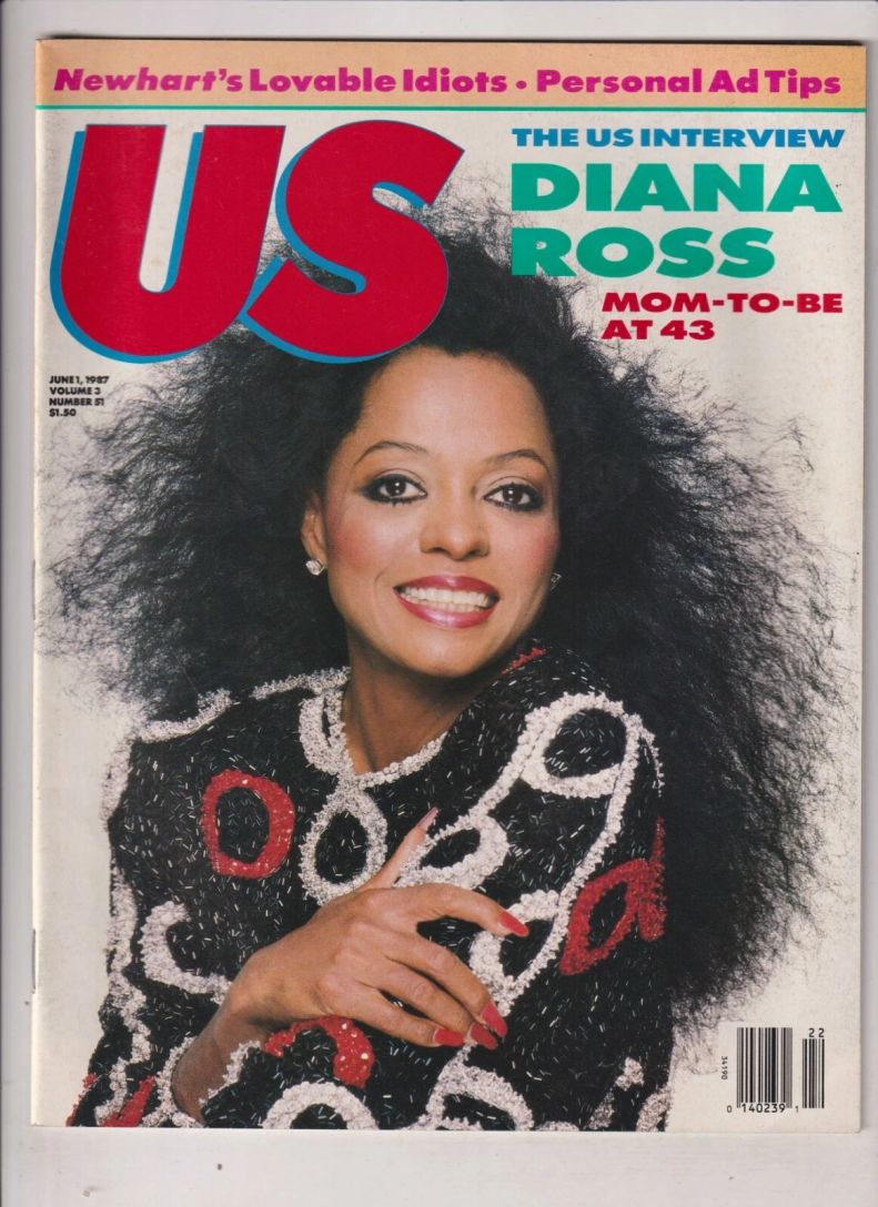US WEEKLY magazine side cover Issue 51 Vol 3 # 51 - 1 June 1987