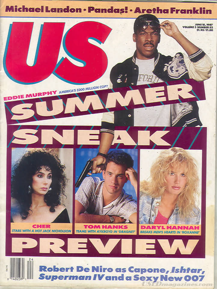 US WEEKLY magazine side cover Issue 52 Vol 3 # 52 - 15 June 1987