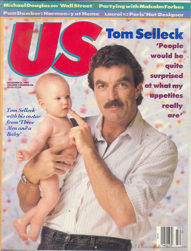 US WEEKLY magazine side cover Issue 65 Vol 3 # 65 - 14 December 1987