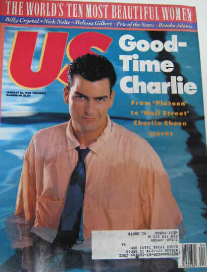 US WEEKLY magazine side cover Issue 68 Vol 3 # 68 - 25 January 1988