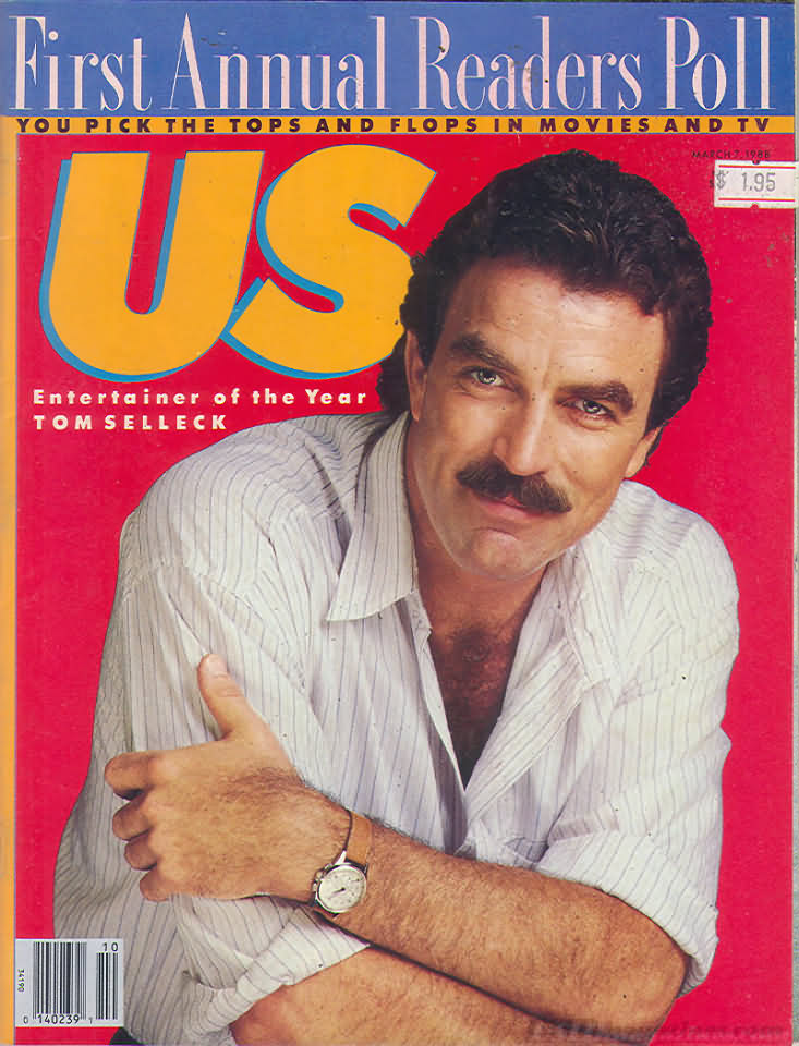 US WEEKLY magazine side cover Issue 71 Vol 3 # 71 - 7 March 1988