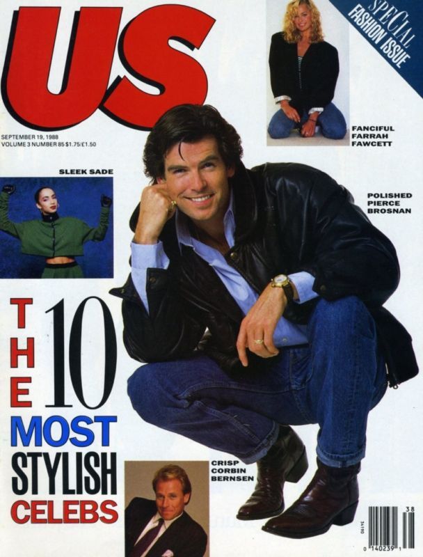 US WEEKLY magazine side cover Issue 85 19 September 1988