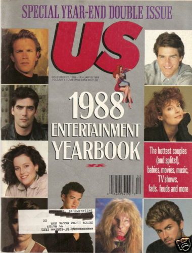 US WEEKLY magazine side cover Issue 92/93 26 December 1988