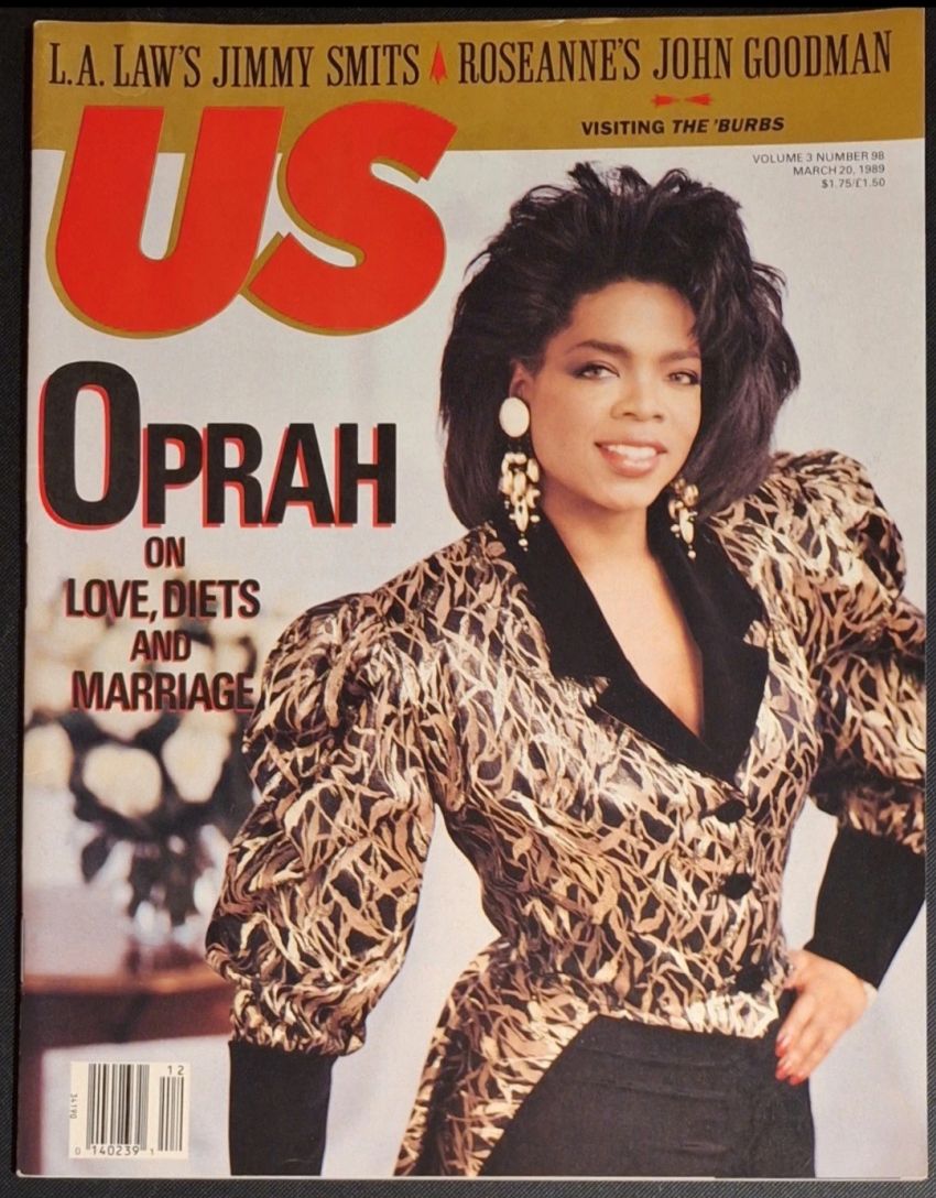 US WEEKLY magazine side cover Issue 98 20 March 1989