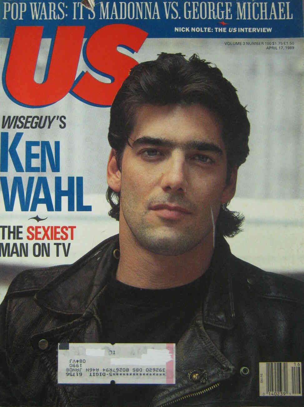 US WEEKLY magazine side cover Issue 100 17 April 1989