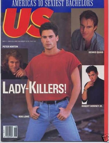 US WEEKLY magazine side cover Issue 101 1 May 1989