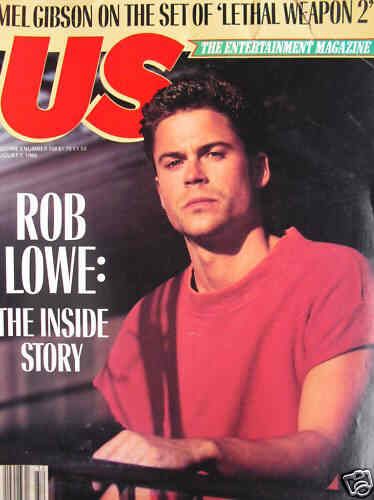 US WEEKLY magazine side cover Issue 108 7 August 1989