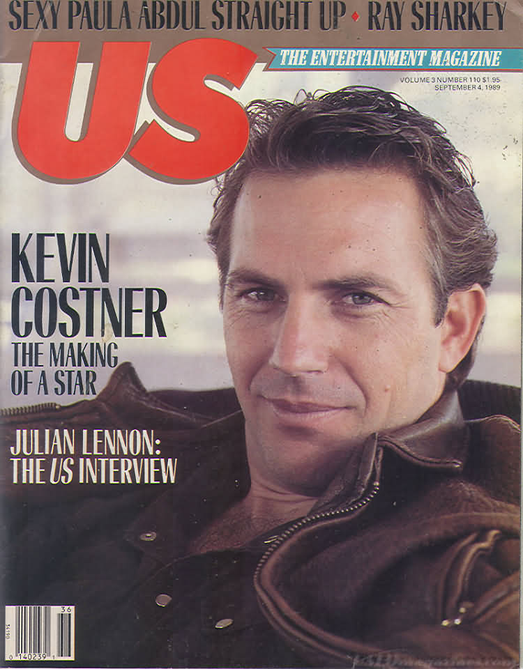 US WEEKLY magazine side cover Issue 110 4 September 1989