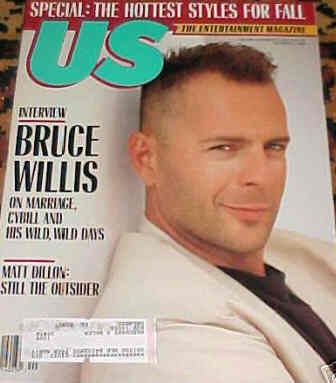 US WEEKLY magazine side cover Issue 112 2 October 1989
