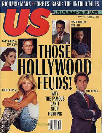US WEEKLY magazine side cover Issue 113 16 October 1989