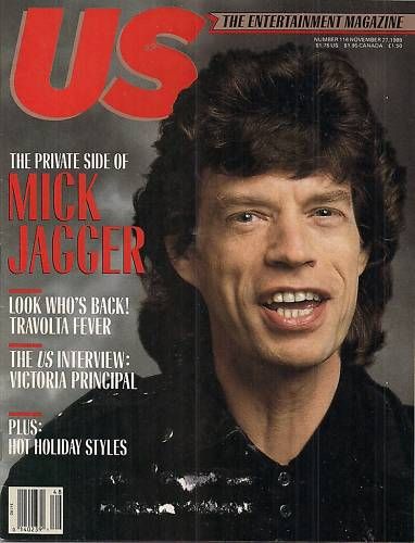 US WEEKLY magazine side cover Issue 116 27 November 1989