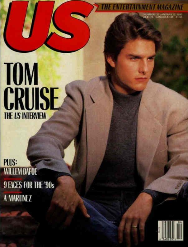 US WEEKLY magazine side cover Issue 120 22 January 1990
