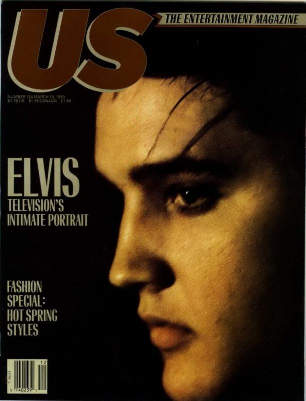 US WEEKLY magazine side cover Issue 124 19 March 1990