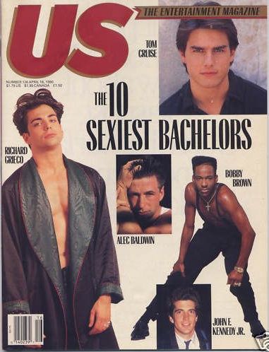 US WEEKLY magazine side cover Issue 126 16 April 1990