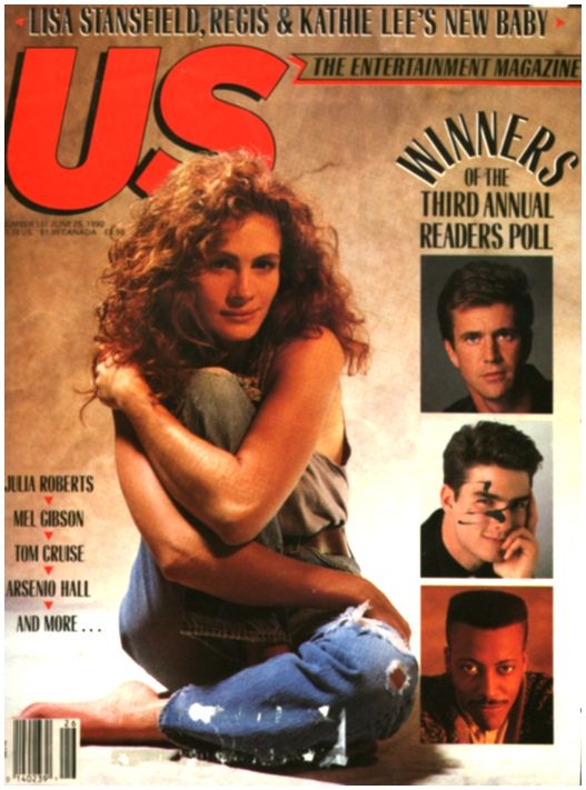 US WEEKLY magazine side cover Issue 131 25 June 1990