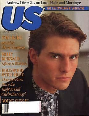 US WEEKLY magazine side cover Issue 134 6 August 1990