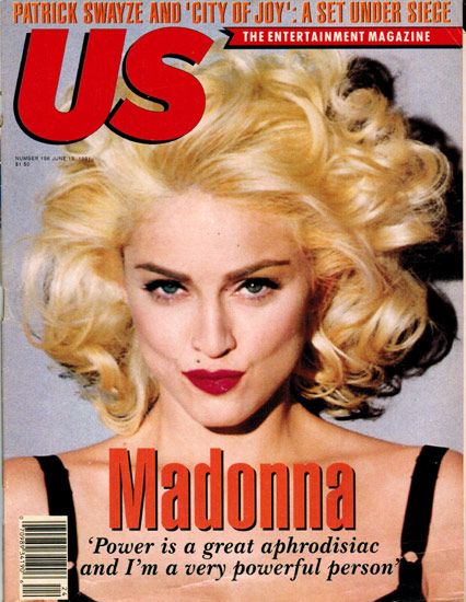 US WEEKLY magazine side cover Issue 156 13 June 1991