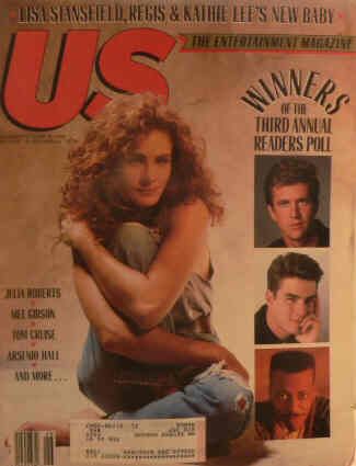 US WEEKLY magazine side cover Issue 157 27 June 1991