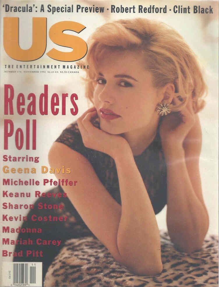 US WEEKLY magazine side cover Issue 178 November 1992