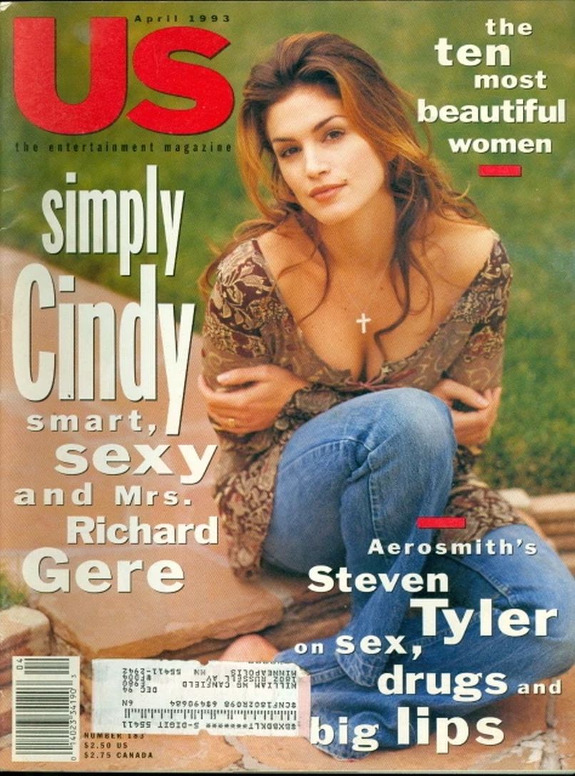 US WEEKLY magazine side cover Issue 183 April 1993
