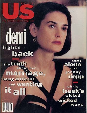 US WEEKLY magazine side cover Issue 184 May 1993