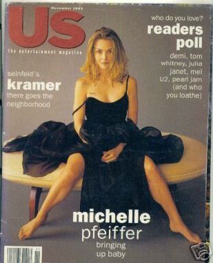 US WEEKLY magazine side cover Issue 190 November 1993