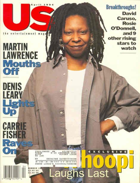 US WEEKLY magazine side cover Issue 195 April 1994