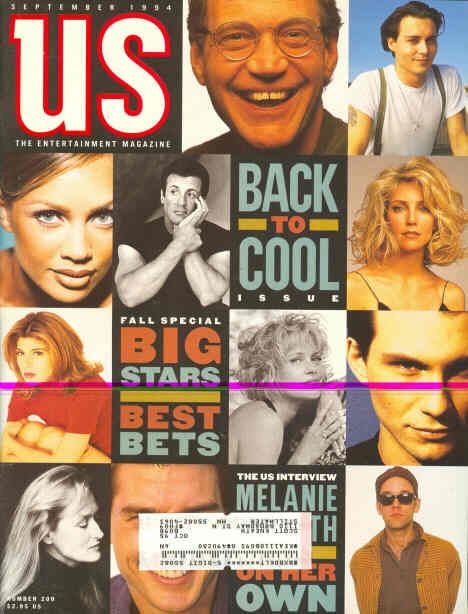 US WEEKLY magazine side cover Issue 200 September 1994
