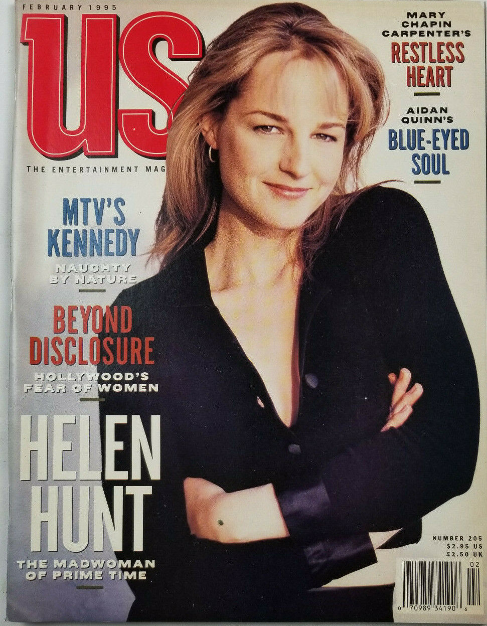 US WEEKLY magazine side cover Issue 205 February 1995